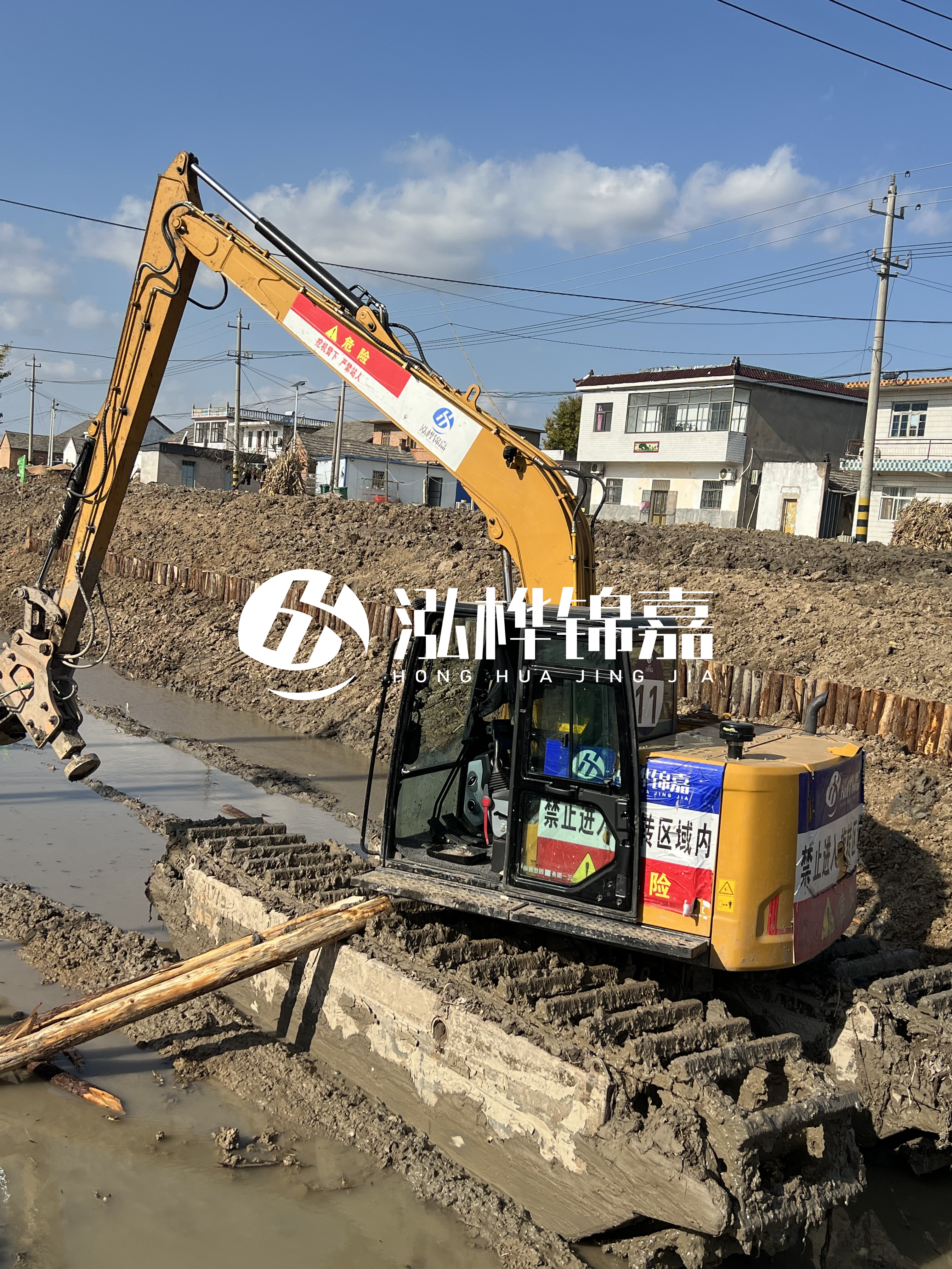 安陽挖機(jī)打木樁專業(yè)施工-河道打木樁的價(jià)格受哪些因素影響？